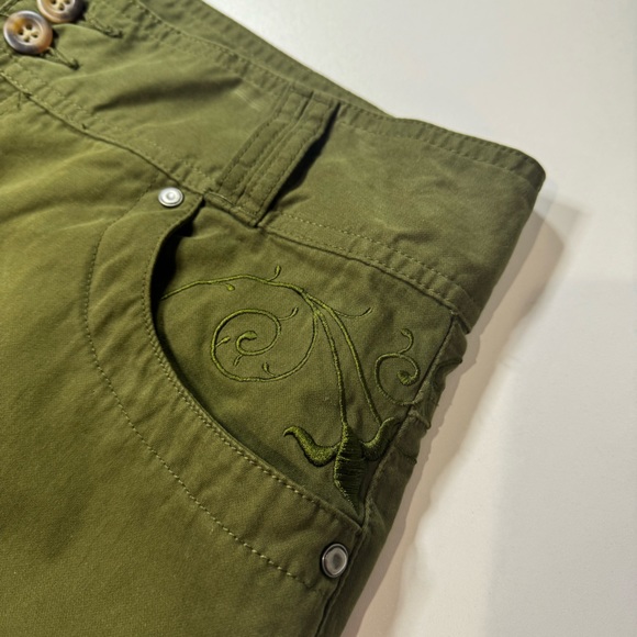 Cabela's Pants Straight Leg High Waist Forest Green Size 12 NEW! - Picture 9 of 16